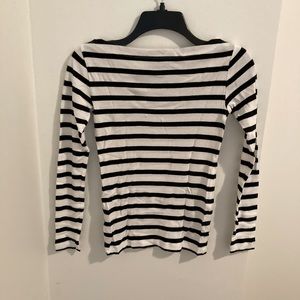 Gap Striped Long Sleeve Cotton Tee XS